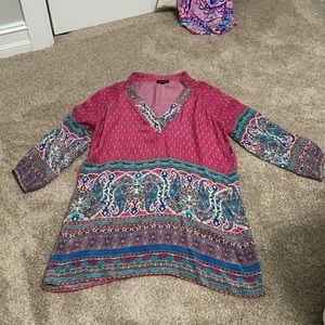 Tolani Tunic Dress - EUC - Size S